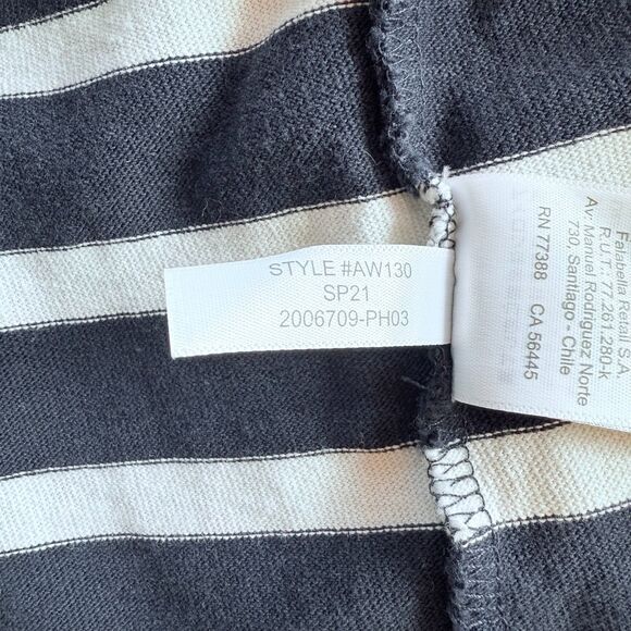 J.Crew Women's Mariner Cloth Bow Back Striped Long Sleeve Top in Navy & White S - Picture 9 of 12